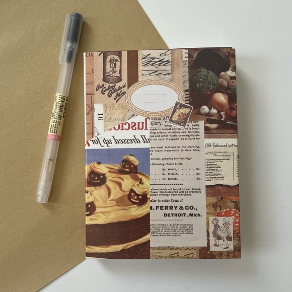 🏷️ aesthetic retro vintage A6 grid notebook - Picture 4 of 13